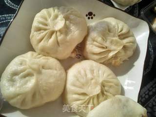白菜虾皮素包子的做法步骤:15