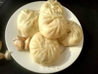 白菜虾皮素包子的做法步骤:16