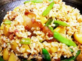 腊肉孔饭(野生厨房同款)的做法步骤:8