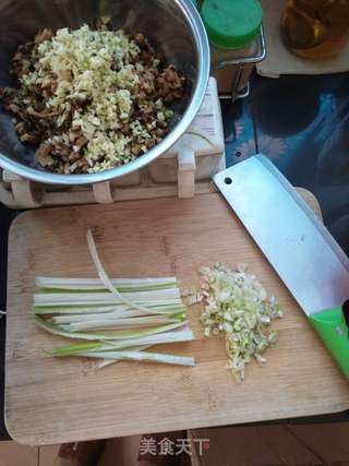 香菇青菜牛肉包的做法步骤:3