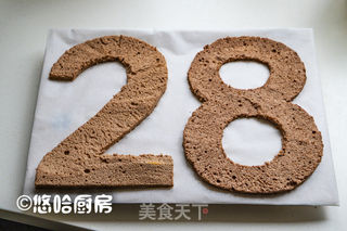 数字生日蛋糕的做法步骤:13