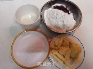 红丝绒曲奇饼干的做法步骤:2
