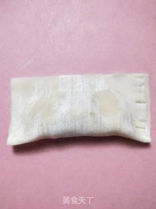 馄饨皮版香蕉派的做法步骤：4
