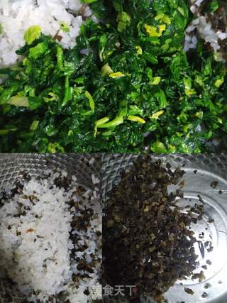 菠菜鸡蛋包子的做法步骤:4