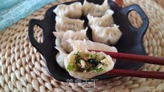 青菜蘑菇饺子的做法步骤:13