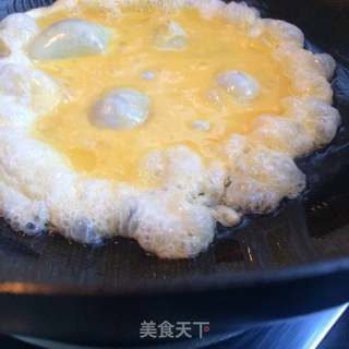 菠菜炒蛋的做法步骤:4