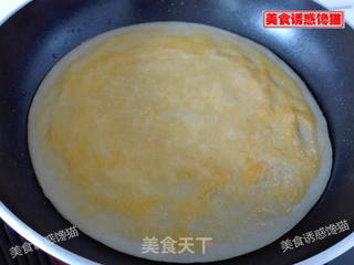 蛋奶肉卷饼的做法步骤:6