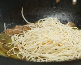豆角焖面的做法步骤:9