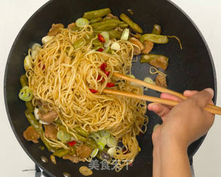 豆角焖面的做法步骤:11
