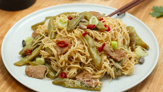 豆角焖面的做法步骤:12