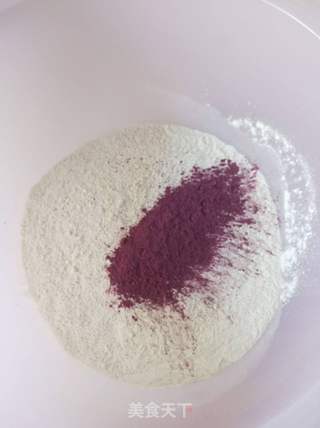 羊肉紫薯水饺的做法步骤:2