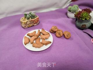 火龙果饼干的做法步骤:12