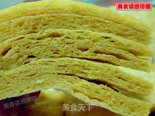 南瓜椰蓉千层糕的做法步骤:16