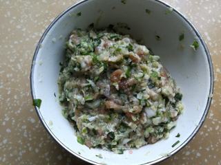 南瓜白菜肉饺子的做法步骤:6