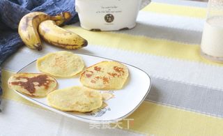 香蕉蛋黄饼的做法步骤:7