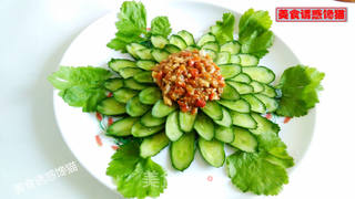 好美一朵花---凉拌黄瓜的做法步骤:6