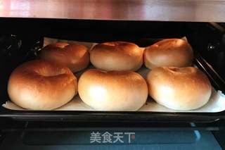 贝果汉堡的做法步骤:14
