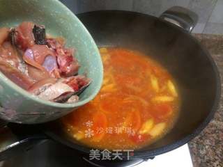 酸汤乌鱼片的做法步骤:9