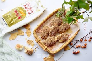 芝麻小酥饼的做法步骤:14