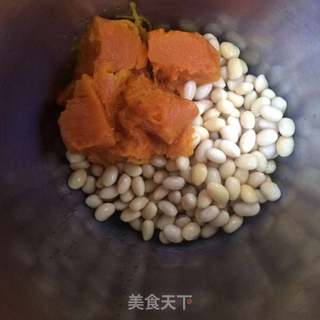 南瓜双豆浆的做法步骤:4