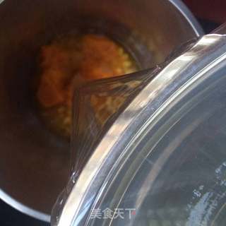 南瓜双豆浆的做法步骤:5