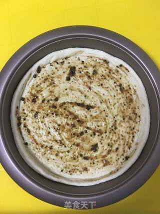 鸡肉黑椒披萨的做法步骤:7