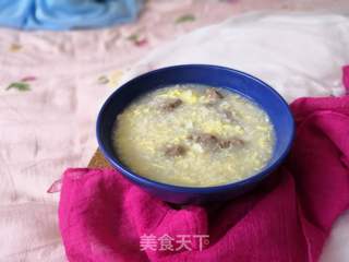 滑蛋牛肉粥的做法步骤:8