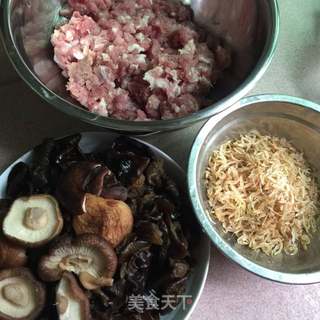 木耳香菇肉包子的做法步骤:4