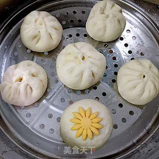 木耳香菇肉包子的做法步骤:12