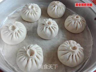 叉烧酱肉包的做法步骤:7