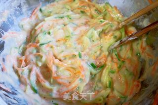 早餐蔬菜饼的做法步骤:3