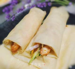 土豆丝黄瓜卷薄饼的做法步骤:13
