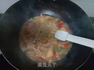 西红柿香菇鸡蛋面的做法步骤:12