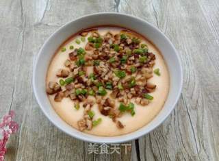 香菇蒸鸡蛋的做法步骤:16