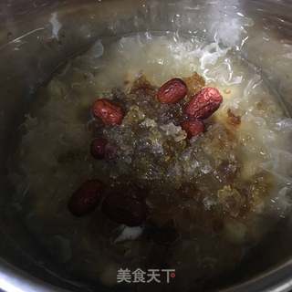 桃胶银耳羹的做法步骤:16
