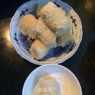 炸香蕉的做法步骤:5