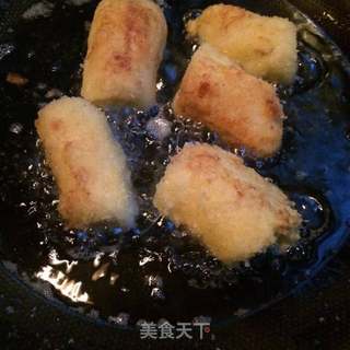 炸香蕉的做法步骤:7