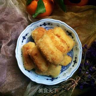 炸香蕉的做法步骤:8