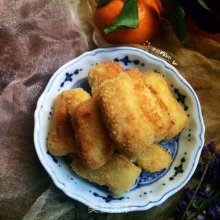 炸香蕉的做法步骤:9