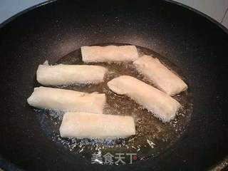 香蕉芝士春卷的做法步骤:5
