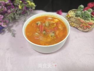 时蔬浓汤的做法步骤:13