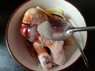 电饭煲烧鸡腿的做法步骤:8