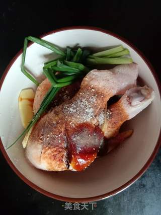 电饭煲烧鸡腿的做法步骤:9