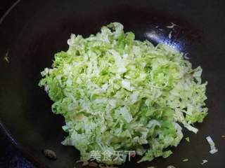 白菜手擀面的做法步骤:5