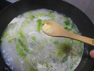 白菜手擀面的做法步骤:10