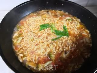 时蔬方便面的做法步骤:6