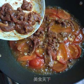 番茄炖牛肉的做法步骤:11