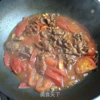 番茄炖牛肉的做法步骤:12
