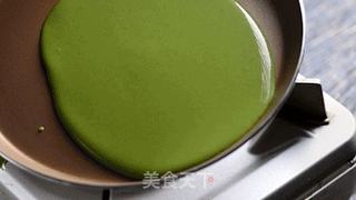 网红抹茶毛巾卷的做法步骤:5