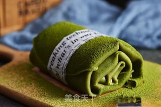 网红抹茶毛巾卷的做法步骤:13